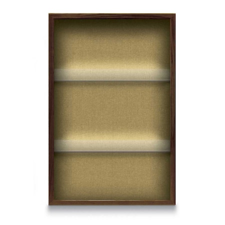 United Visual Products Outdoor Enclosed Combo Board, 48"x36", Satin Frame/Burgundy & Keylime UVCB4836OD-BURGUN-KEYLIME